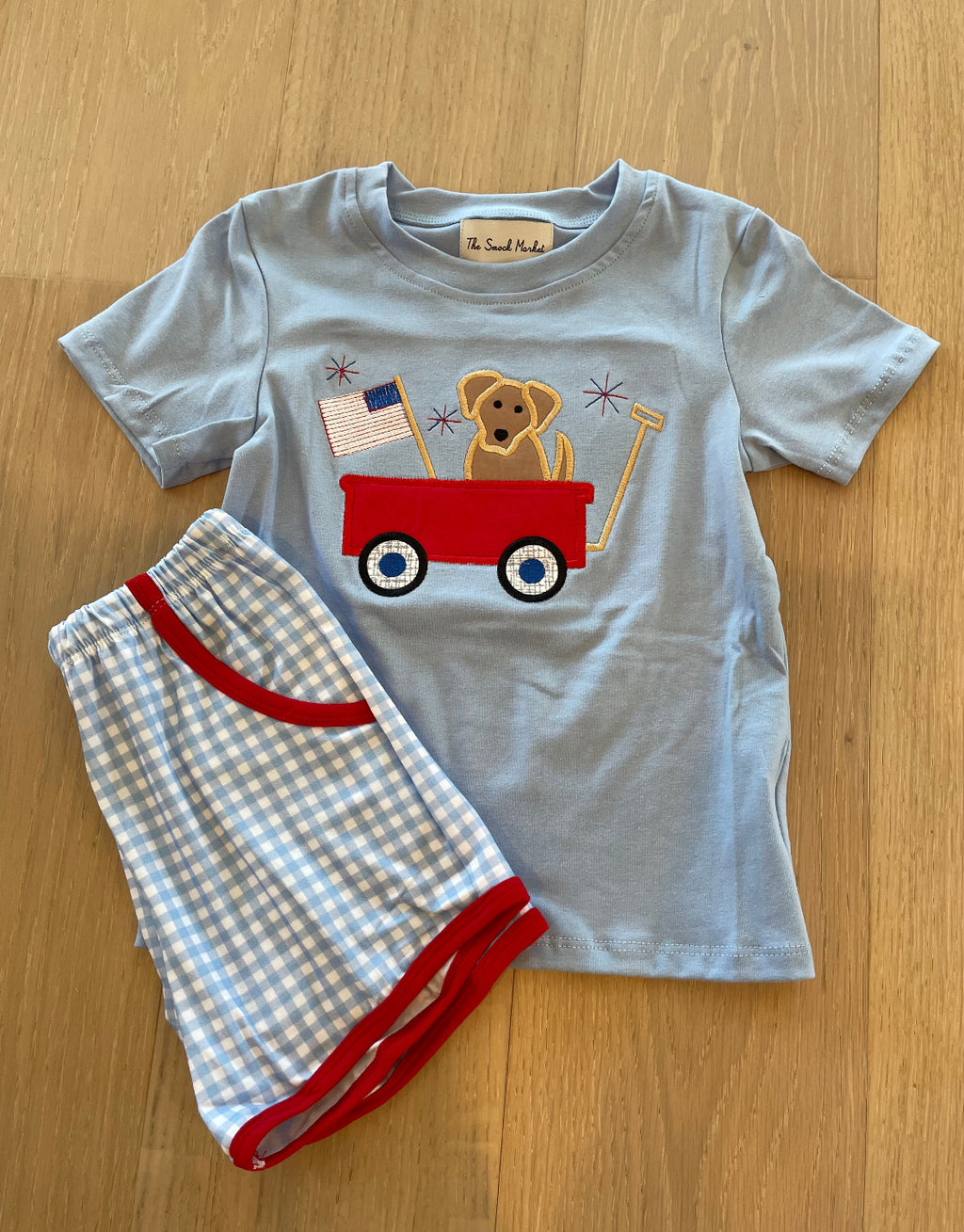Patriotic puppy