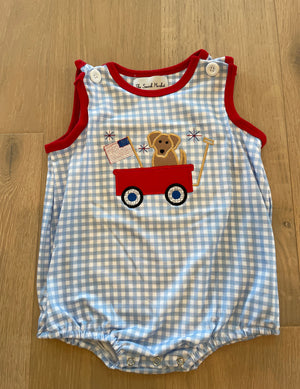 Patriotic puppy